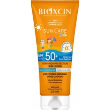 Bıoxcın Sun Care Çok Yüksek Korumalı Çocuk Güneş Kremi,% 100 Botanik Aktif, 50 Spf, 200 ml