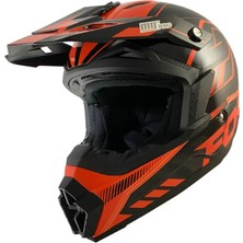 Motoanl Motosiklet Ce Onaylı Kask Içi Yıkanılabilir Kask Forza Orange