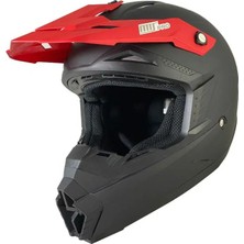 Motoanl Motosiklet Ce Onaylı Kask Içi Yıkanılabilir Kask Mat Black