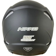 Motoanl Motosiklet Ce Onaylı Kask Içi Yıkanılabilir Kask Mat Black