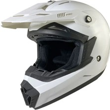 Motoanl Motosiklet Ce Onaylı Kask Içi Yıkanılabilir Kask Whıte