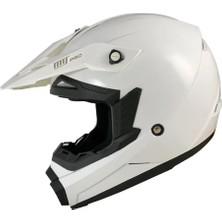 Motoanl Motosiklet Ce Onaylı Kask Içi Yıkanılabilir Kask Whıte