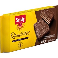 Schar Quadritos Glutensiz Çikolata Kaplamalı Gofret (10 ADET)