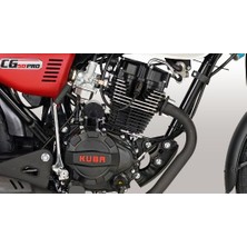 Kuba CG50 Pro Çelik Jant Motosiklet Siyah