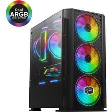 Biggamex RTX04 Ryzen 5 3600 16GB 512GB SSD RTX3050 23.6"165hz Curved Oyuncu Masaüstü Bilgisayarı