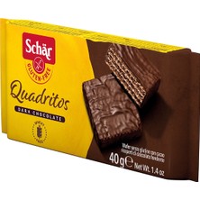 Schar Quadritos Glutensiz Çikolata Kaplamalı Gofret (10 ADET)