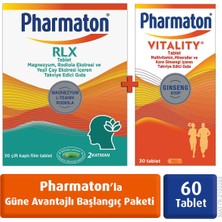 Pharmaton Vitality 30 Tablet & Pharmaton Rlx, Enerji ve Rahatlama Paketi