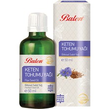 Bazaar Turkey Balen Keten Tohumu Yağı (Soğuk Pres)  50 ml