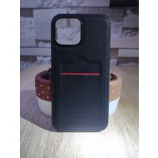 Adom Case iPhone 12 - Kişiye Isme Özel Kartvizitli Deri Telefon Kılıfı