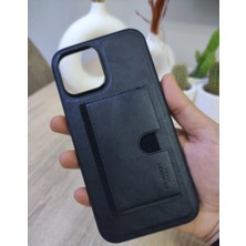 Adom Case iPhone 8 Plus - Kişiye Isme Özel Deri Telefon Kılıfı - Kartvizitli Stant Tasarım