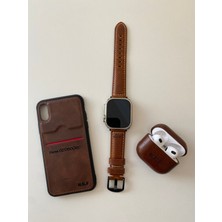 Adom Case iPhone 14 - Kişiye Isme Özel 3lü Set - Telefon Kılıfı - Watch Kordon - 2. Nesil