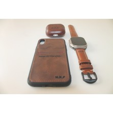 Adom Case iPhone 12 Pro Max - Kişiye Isme Özel Set - Telefon Kılıf - Watch Kordon - 2. Nesil