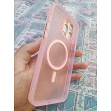 Adom Case iPhone 13 Pro Uyumlu Glory Magsafe Pembe Lens Korumalı Premium Telefon Kılıfı