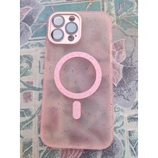 Adom Case iPhone 13 Uyumlu Glory Magsafe Pembe Lens Korumalı Premium Telefon Kılıfı