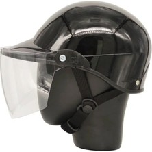 Motoanl Motosiklet Yarım Camlı Kask Jokey Model Black