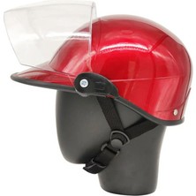 Motoanl Motosiklet Yarım Camlı Kask Jokey Model Rec