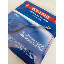 GMC Emre 0.20MM Ipek Bamlı Uzun Sap Bağlama Teli + Mızrap Hediyeli