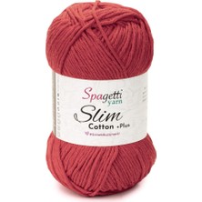Spagettiyarn Slim Cotton Plus Mercan El Örgü Ipliği