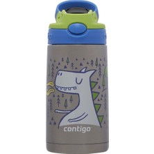 Contigo Gizmo Dragon Çelik Çocuk Suluğu 420 ml Mavi