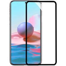 Microcase Xiaomi Redmi Note 12S 4g Tam Kaplayan Çerçeveli Tempered Ekran Koruyucu - Siyah AL3276