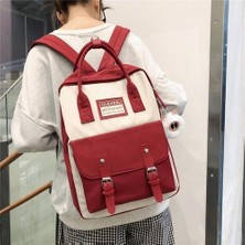 Qixun Kadınlar Naylon Sırt Çantası Şeker Renk Su Geçirmez Gençler Kızlar Için Okul Çantaları Patchwork Sırt Çantası Kadın Sırt Çantası Mochila (Yurt Dışından)