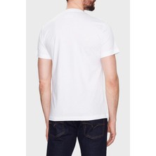Versace Jeans Couture Pamuklu Logo Baskılı Bisiklet Yaka Regular Fit T Shirt Erkek T Shirt 74GAHT01 CJ00T G03