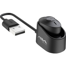 Aın MK-X18S USB Tek Bluetooth Kulaklık - Siyah (Yurt Dışından)