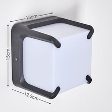 Full Reyon Octopus 18 Watt Günışığı Ledli Dış Mekan, Nemli Alan, Balkon, Banyo, Teras, Bahçe, Veranda Apliği