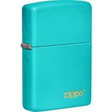 Zippo 49454 Flat Turquoise Lasered Çakmak