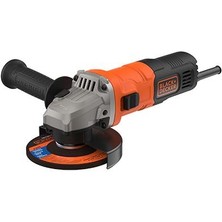 Black & Decker BEG010-QS BEG010 Açılı Taşlama Makinesi (710 W, 115 mm Disk Çapı, Sıfır Gerilim Şalteri, Yumuşak Başlatma, Kaymaz Gövde Sapı, Taşlama, Ayırma, Pas Giderme)