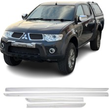 A&G Tuning Mitsubishi L200 Krom Yan Kapı Çıtası 2006-2015 Arası Paslanmaz Çelik