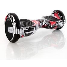 Citymate Elektrikli Kaykay Hoverboard Bluetooth Hoparlörlü 6.5 Inch Akıllı Dengeli - Grafiti Desenli