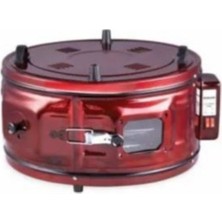 Uğur Katmer Sanayi Bordo Davul Emaye Tek Tepsili Fırın