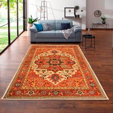 Homefesto Özel Tasarım, Kaymaz Taban, Uzun Ömürlü, Ince Yıkanabilir, Dekoratif Modern Oda Halısı, Kilim