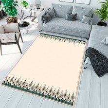 Homefesto Özel Tasarım, Kaymaz Taban, Uzun Ömürlü, Ince Yıkanabilir, Dekoratif Modern Oda Halısı, Kilim