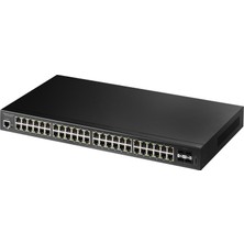 Cudy GS2048PS4 4SFP+,2CONSOL,48PORT Base-Tgigabit L2 Yönetilebilir 720WPOE++ Metal Rack Mount Switch