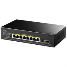 Cudy GS1008PS2 8 Port Gigabit 120W 250M Poe+, 2 Gigabit Sfp Switch