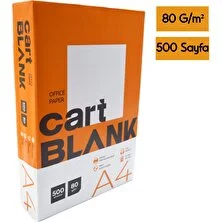 Cart Blank A4 Fotokopi Kağıdı 80 G/m² 2500 Adet