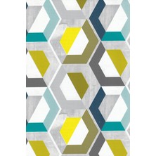 Ecce Desenli Kendiliginden Yapışkanlı Kaplama Folyosu 45 cm x 2 Metre