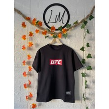 Los Maria Ufc Baskılı Oversize T-Shirt