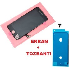 Tkgz Iphone 7 LCD Ekran Dokunmatik (+Tozbantı Lw Marka) Siyah