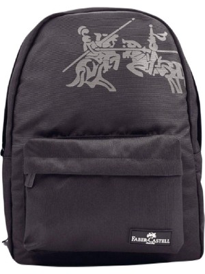 Faber-Castell Basic 2 Bölmeli Okul Sırt Çantası (23-1) Siyah