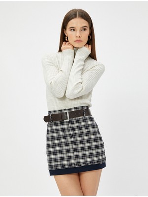 Koton Ribanalı Kazak Balıkçı Yaka