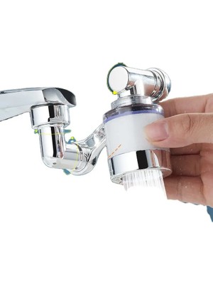 FAWER Faucet & Shower Fawer Arıtmalı 1080 Derece Dönebilen Evrensel Perlatör Musluk Ucu Filtre Musluk Başlığı