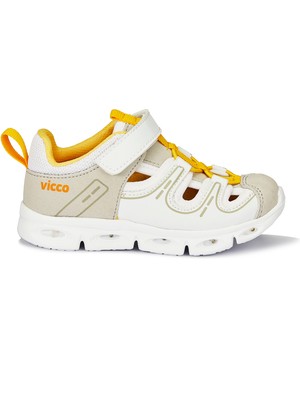 Vicco Patik Phylon Işıklı Sandalet  Çocuk Beyaz