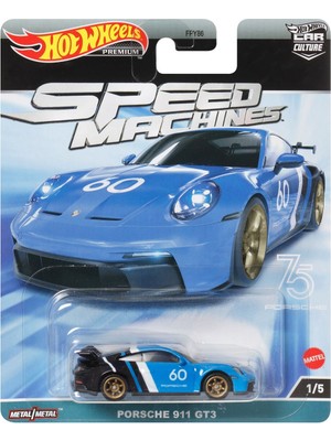 Hot Wheels Car Culture Arabalar Speed Machines Porsche 911 Gt3 HKC44