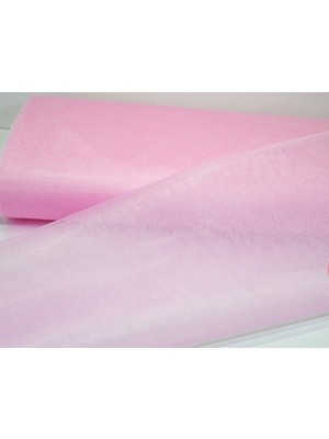 Benim Marifetlerim Pembe Kristal Tül 4 Metre