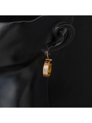 Bilezikci Kalemli 14 Ayar Altın Halep Küpe