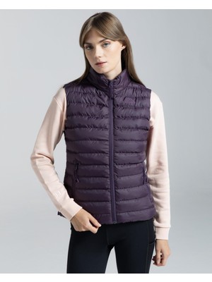 Kappa Logo Tona Kadın Mor Yelek 381Q6NW-YSR-1