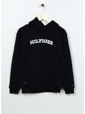 Tommy Hilfiger Erkek Mavi Sweatshırt KB0KB08290